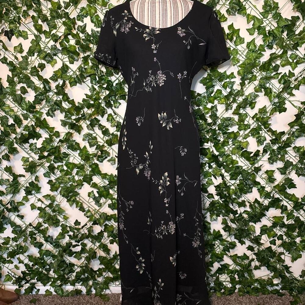 Vintage ronnie nicole 90s y2k Maxi Floral Dress